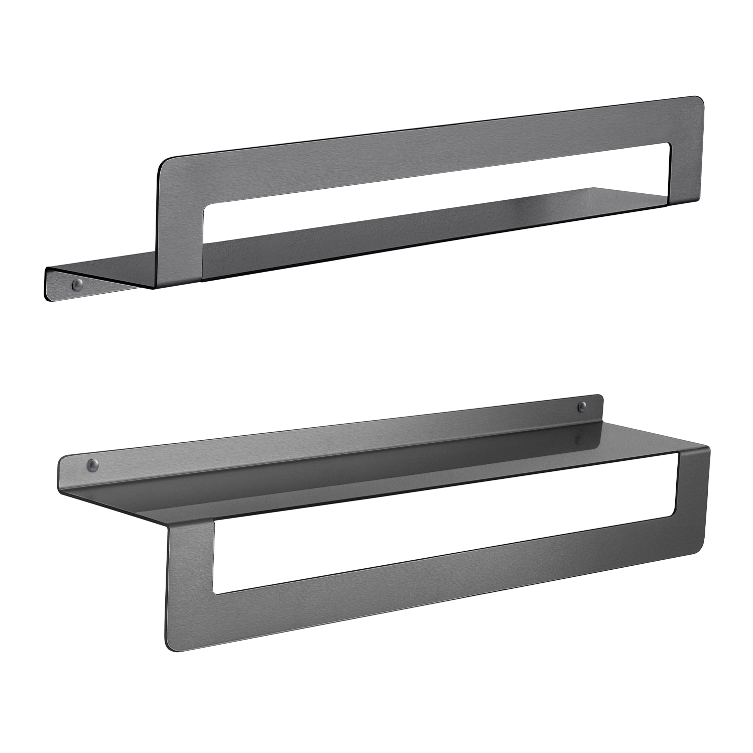 gedy-cleo-porte-objets-douche-gun-metal image 1