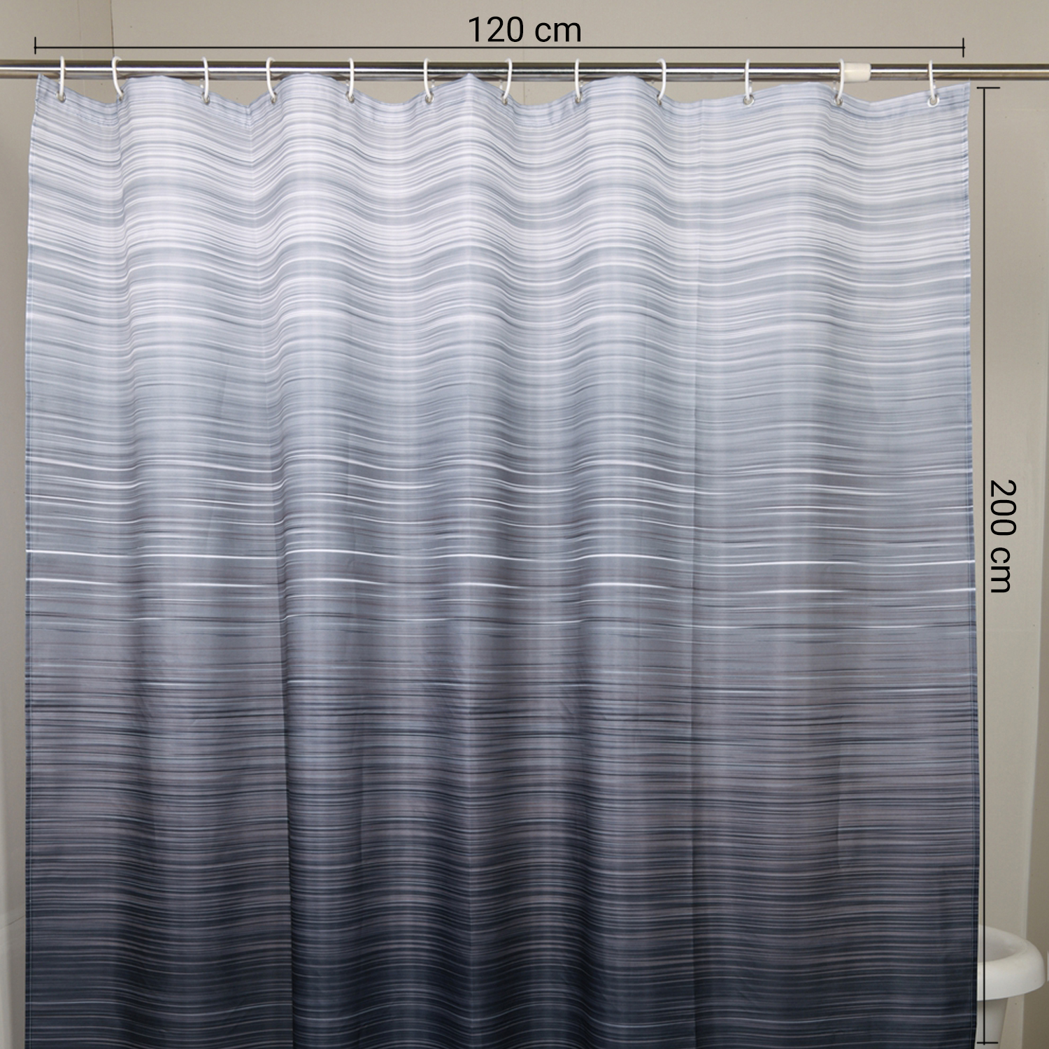 gedy-fog-rideau-de-douche-120x200-blanc-gris-noir image 2