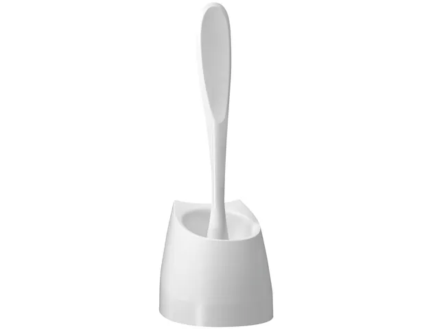 bisk-athena-porte-brosse-wc-brosse-toilette-mural-inox image 1