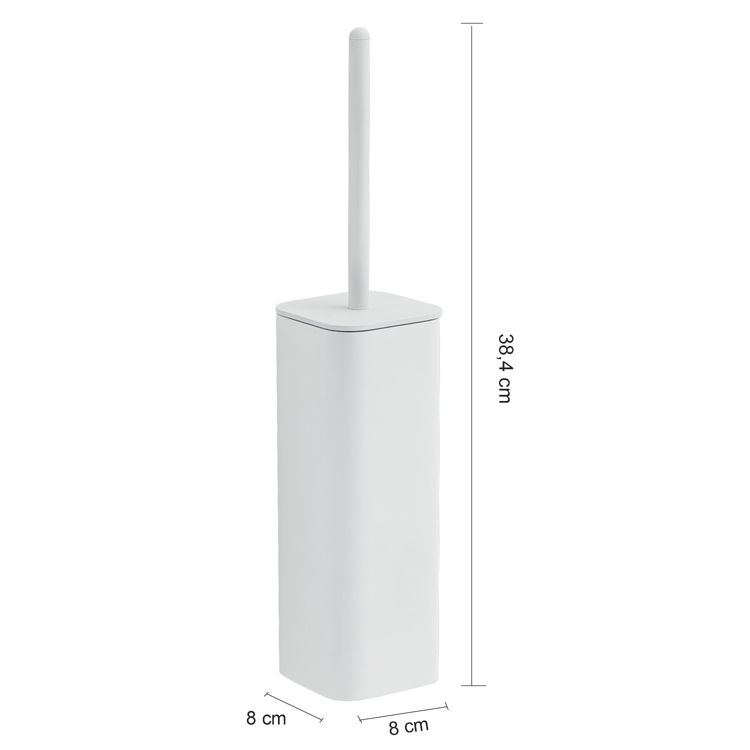 gedy-outline-porte-brosse-wc-blanc-mat-poser image 2