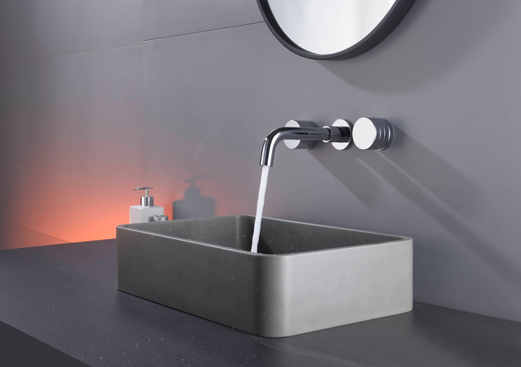 hudor-rymanthe-robinet-lavabo-mural-chrom-3-trous image 2
