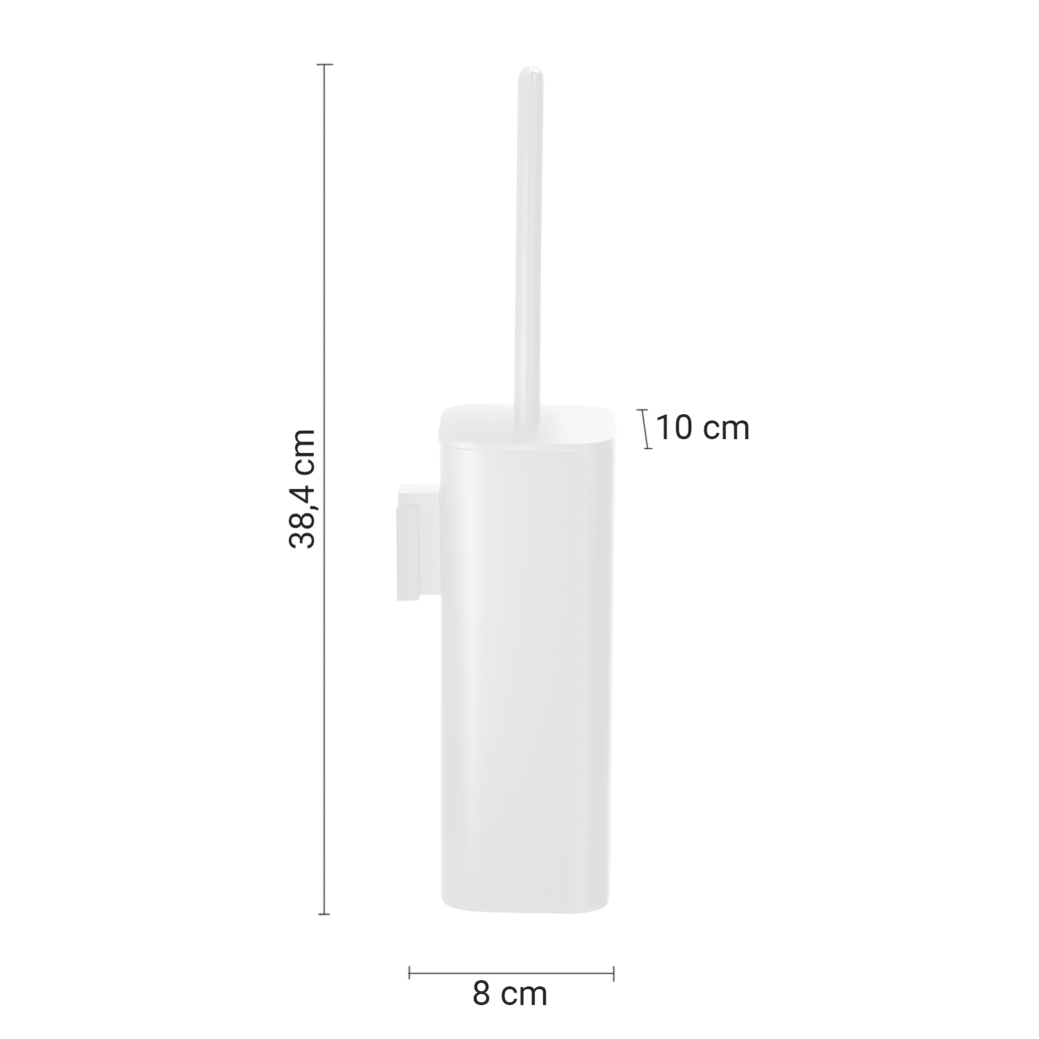 gedy-outline-porte-brosse-wc-mural-blanc-mat-brosse image 2