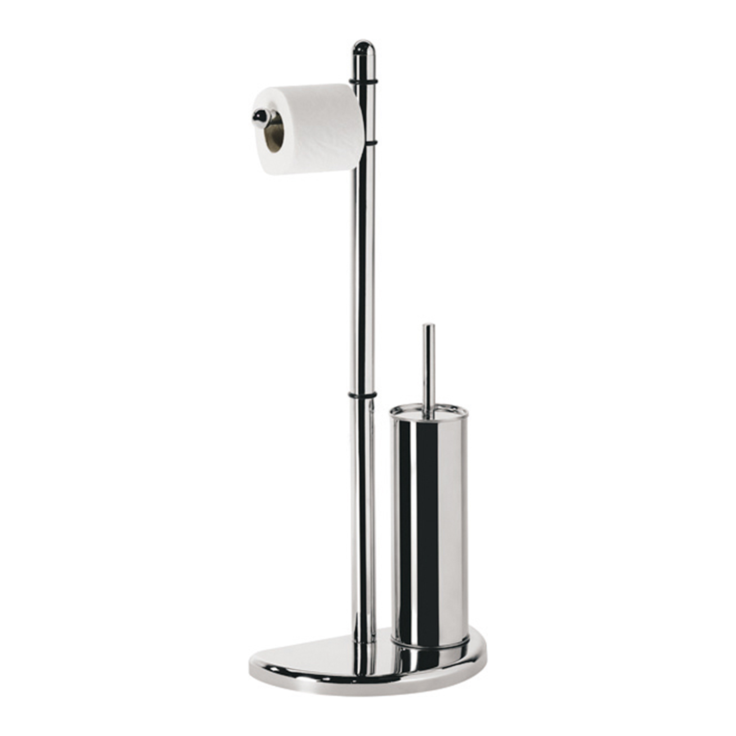 gedy-hibiscus-ensemble-wc-chrome-porte-papier-brosse image 1