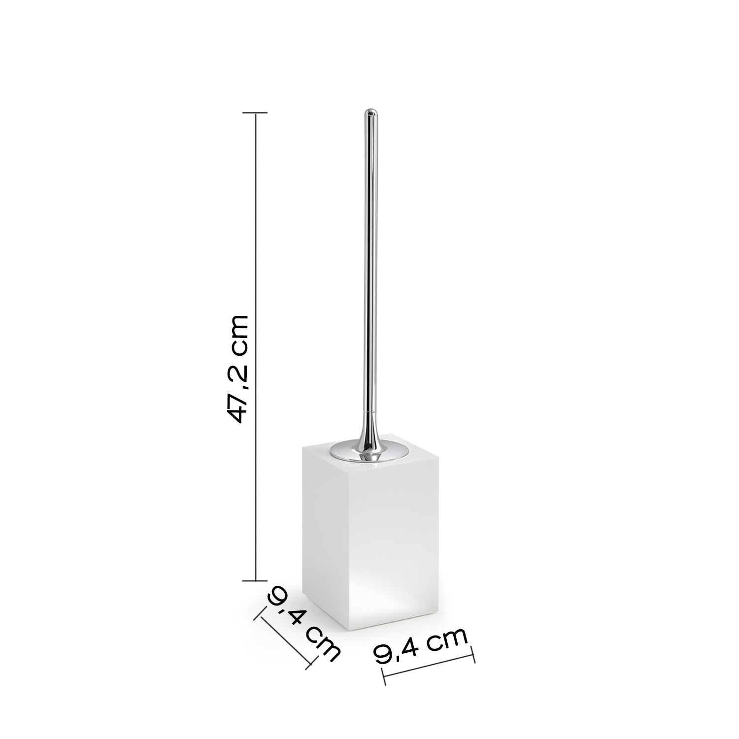 gedy-sofia-porte-brosse-wc-blanc-brillant-poser image 2