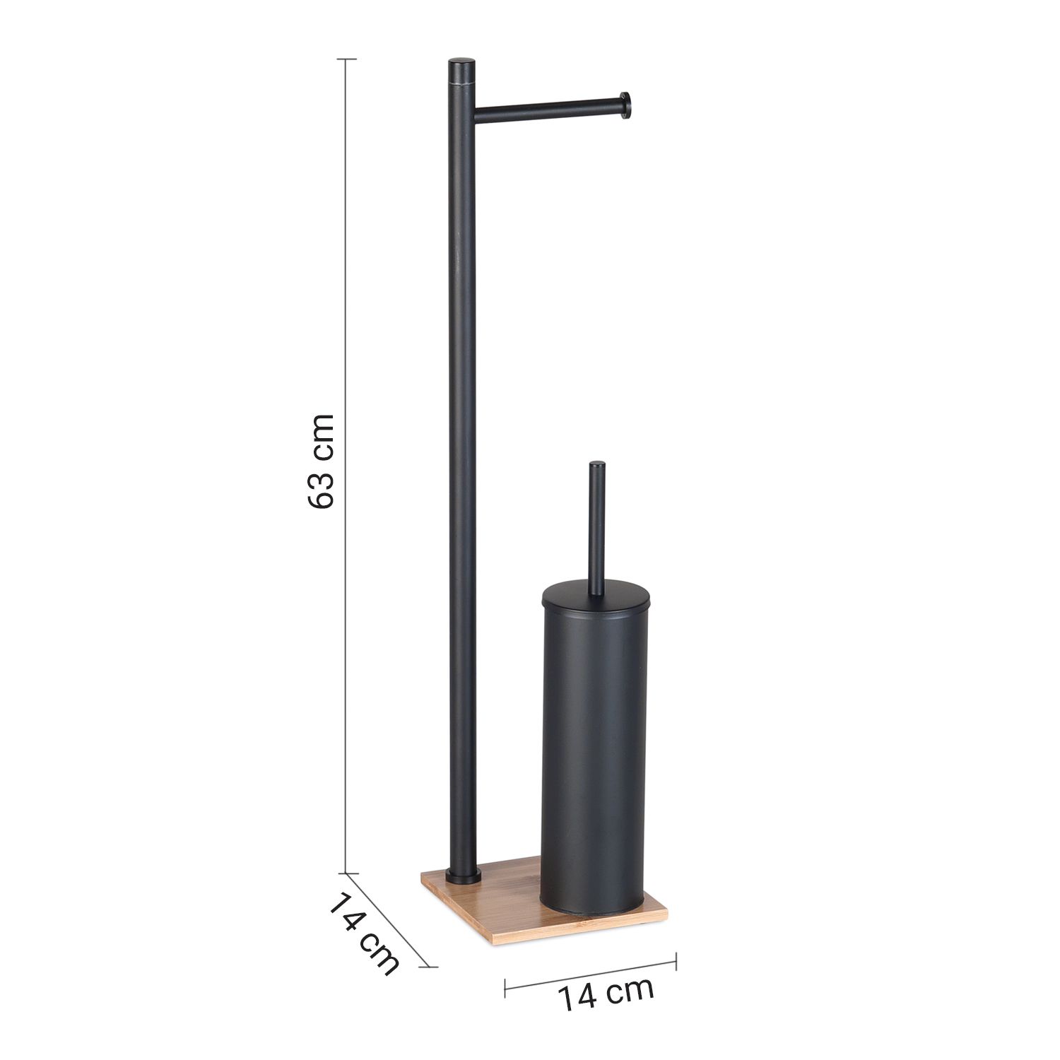 gedy-trilly-bamboom-ensemble-wc-sur-pied-noir-mat image 2
