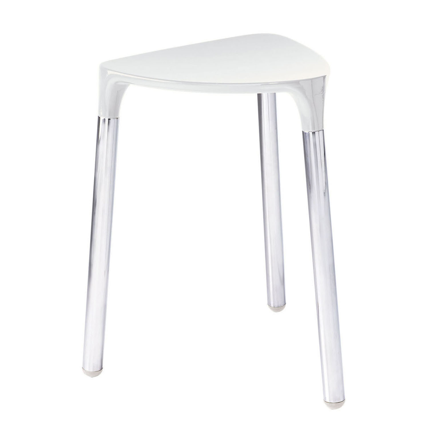 gedy-yannis-tabouret-blanc-salle-de-bain image 1