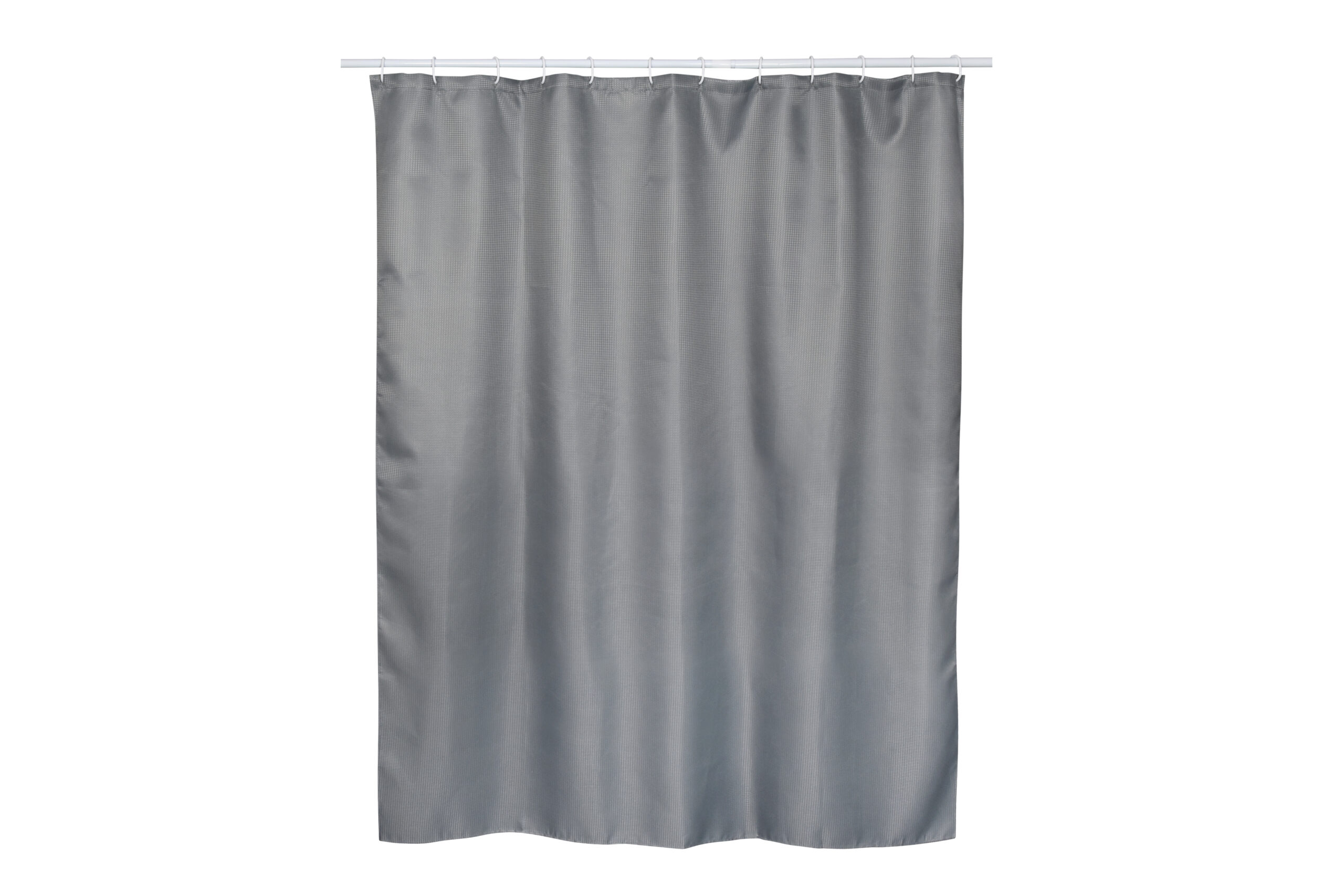 bisk-rist-rideau-de-douche-textile-blanc-180-cm image 1