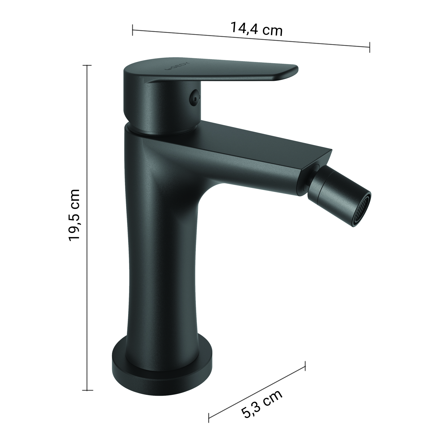 gedy-como-mitigeur-bidet-noir-mat image 2
