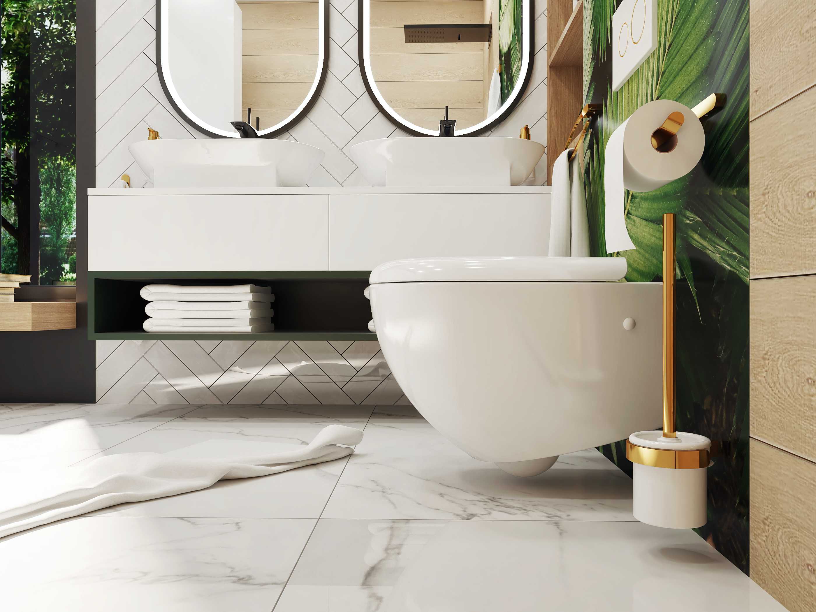 bisk-accessoires-porte-papier-wc-mural-inox-chrome image 2