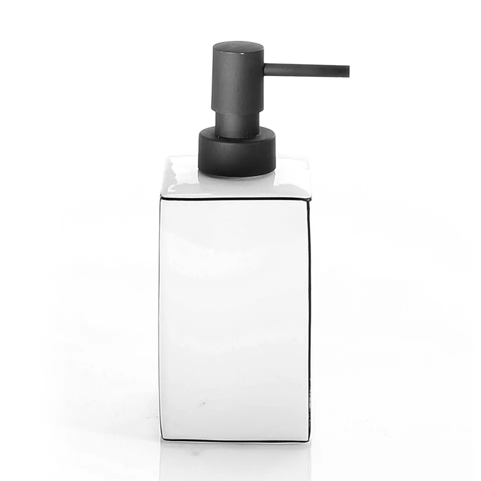 gedy-lucrezia-distributeur-de-savon-blanc-poser image 1