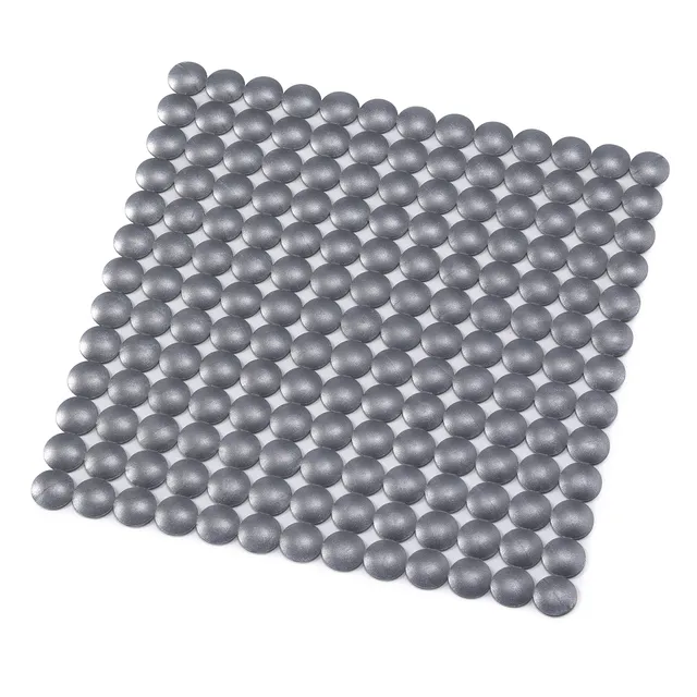 gedy-soap-tapis-antid-rapant-32-32-cm-argent image 1