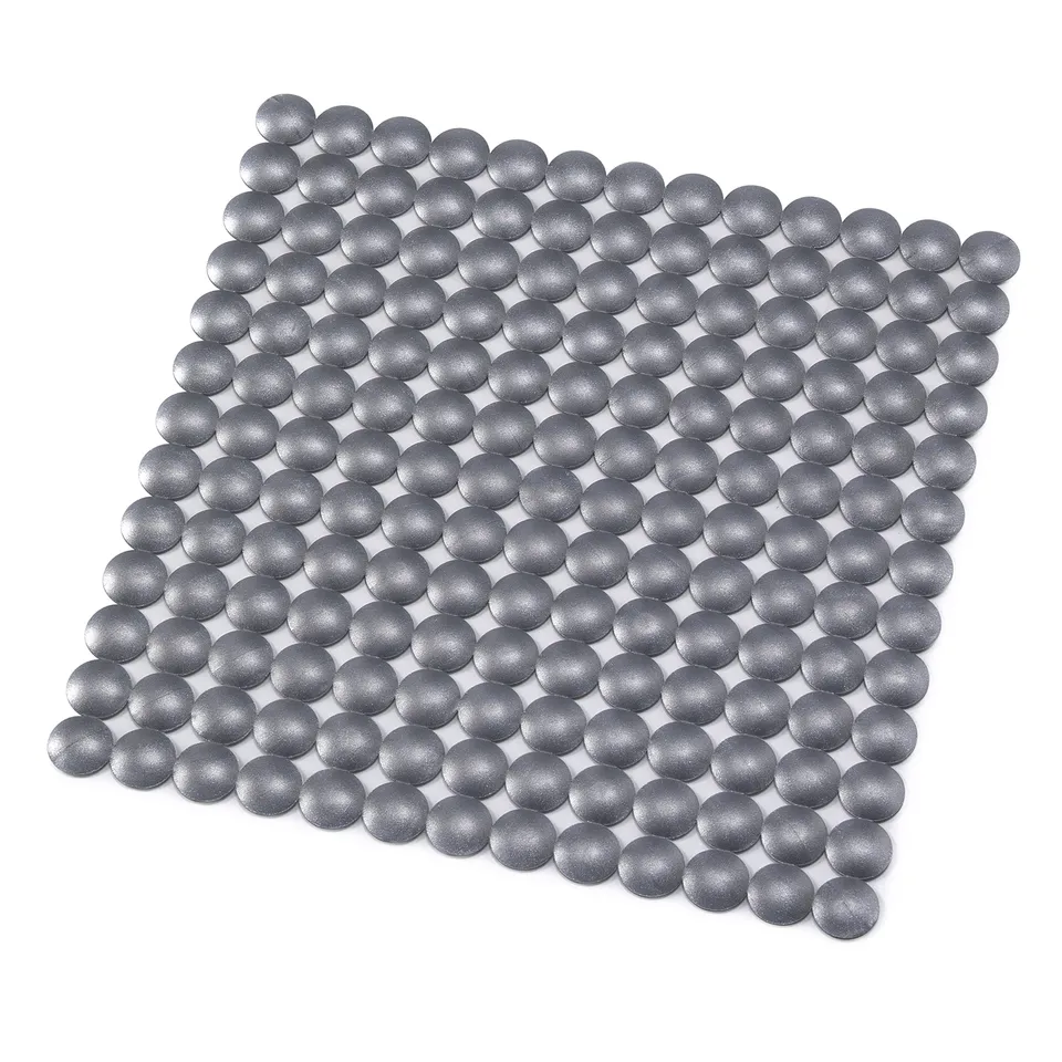 gedy-soap-tapis-antid-rapant-32-32-cm-argent image 1
