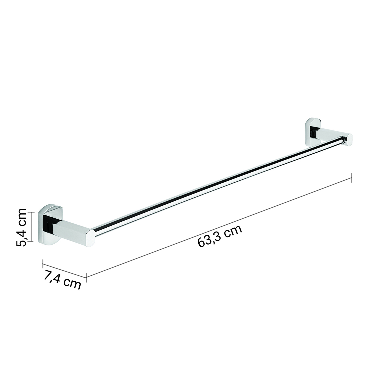 gedy-edera-plus-porte-serviette-60-cm-chrome image 2