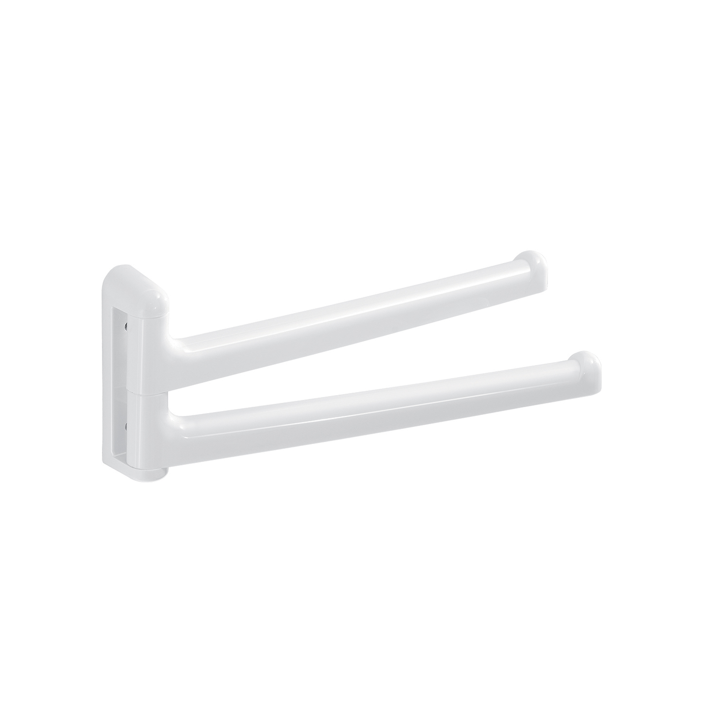 gedy-junior-porte-serviette-r-glable-blanc-mat image 1
