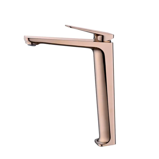 hudor-p-n-e-robinet-lavabo-sur-lev-or-rose-laiton image 1