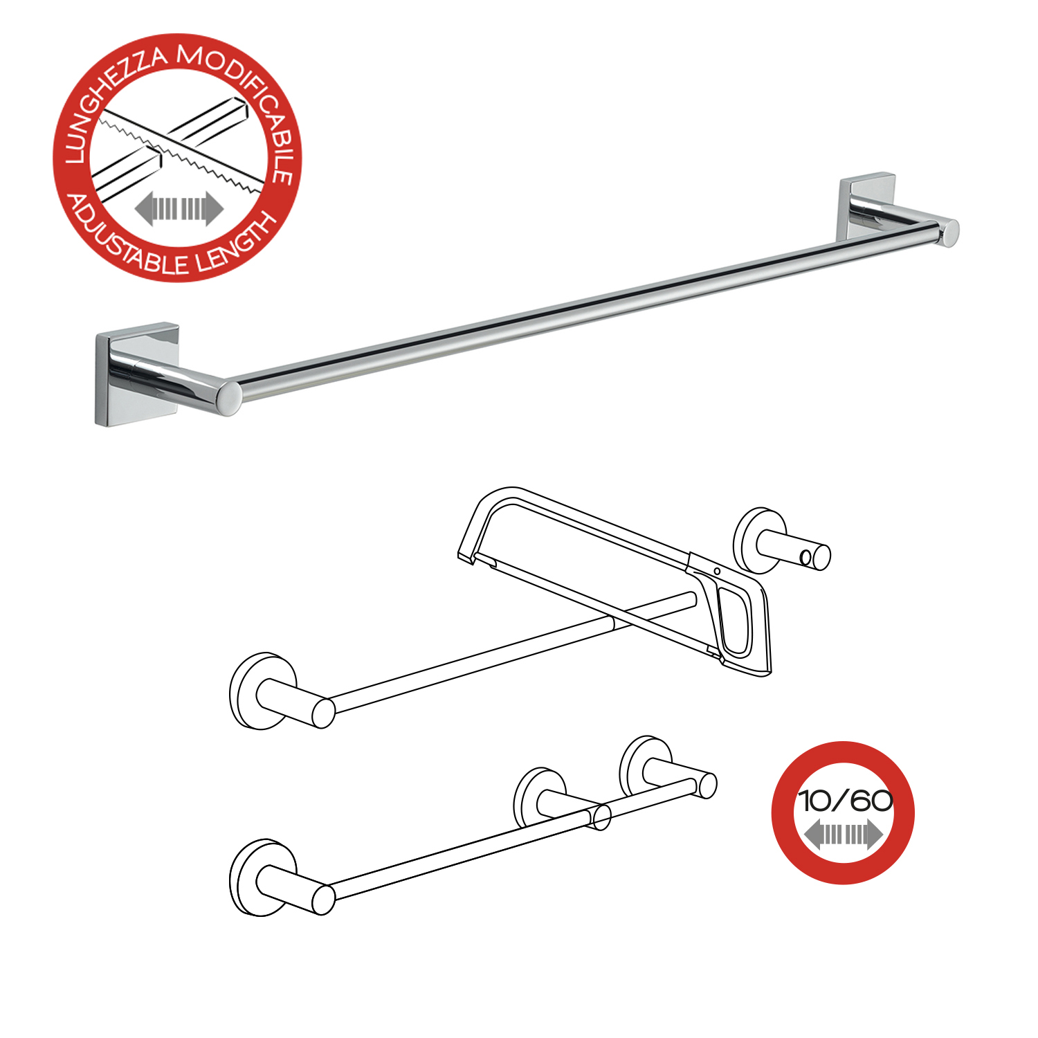 gedy-fuji-porte-serviettes-60-cm-chrome image 3