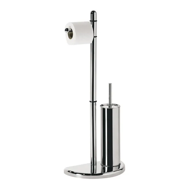 gedy-hibiscus-ensemble-wc-chrome-porte-papier-brosse image 1
