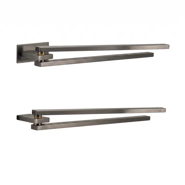gedy-zermatt-porte-serviettes-r-glable-gun-metal image 1