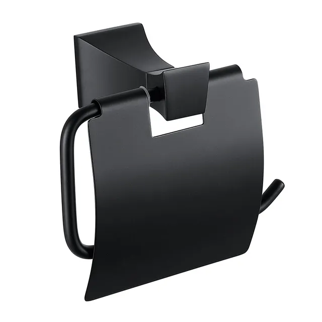 hudor-alph-e-002-porte-papier-toilettes-noir-mat image 1