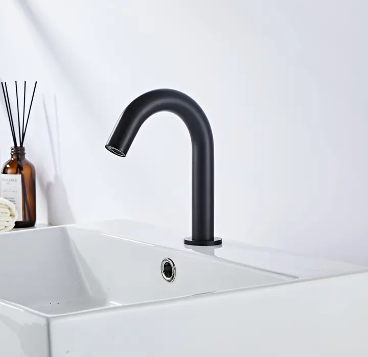 hudor-c-phise-robinet-lavabo-infrarouge-noir-mat image 3