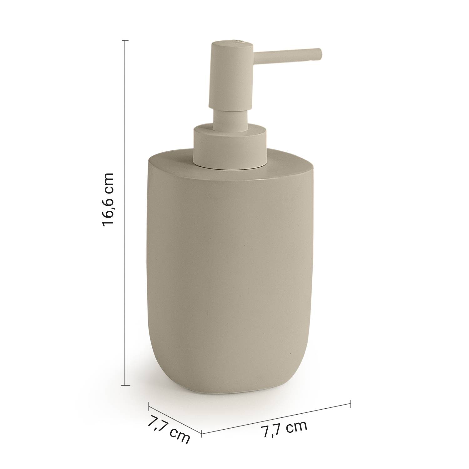gedy-ylenia-distributeur-savon-gris-mat-pompe image 2