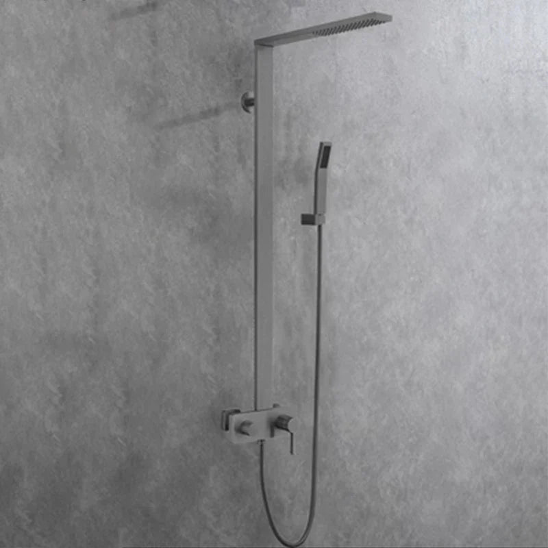 hudor-pernesse-colonne-douche-murale-gunmetal-laiton image 1