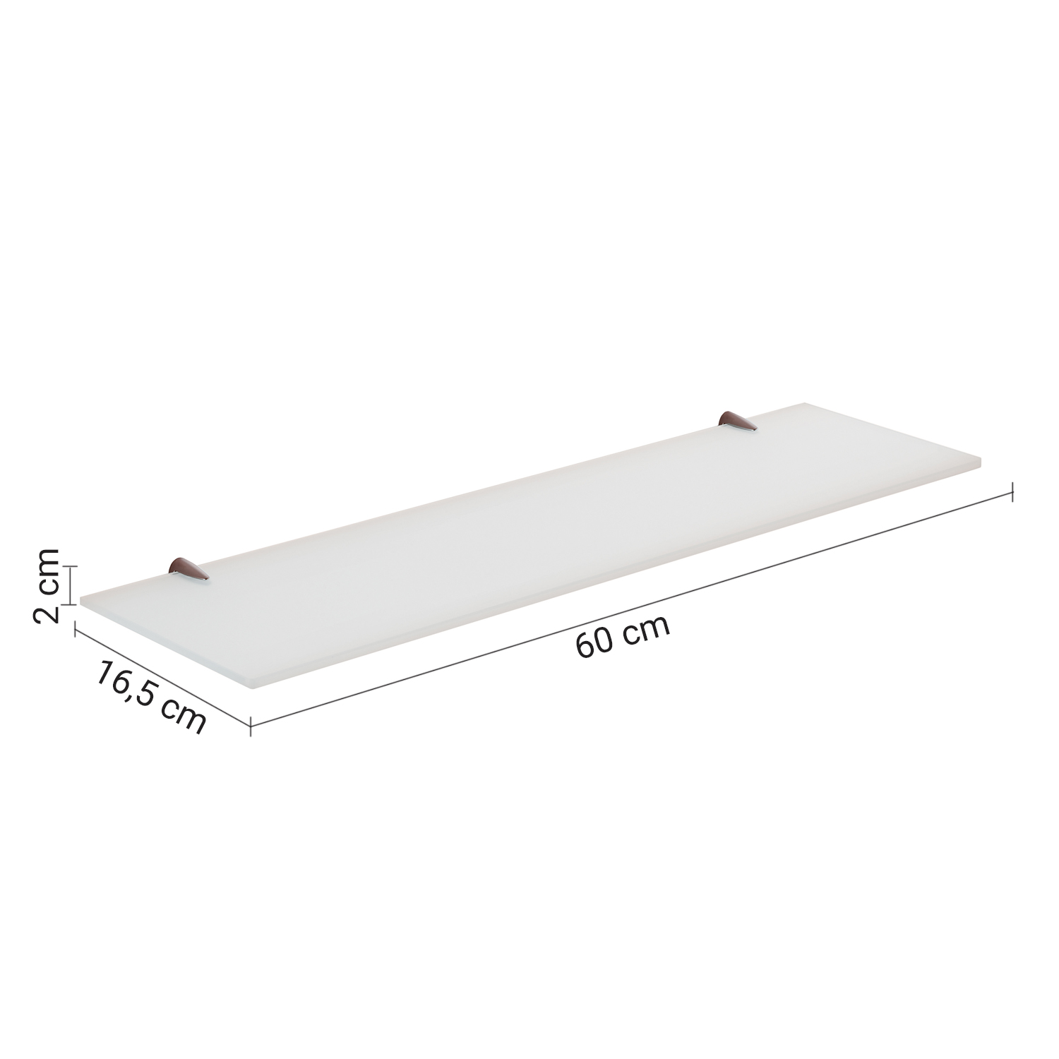 gedy-artemis-tag-re-murale-60-cm-transparent image 2