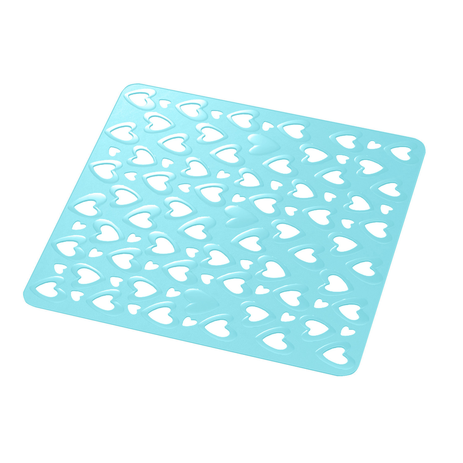 gedy-cuore-tapis-de-douche-55x55-cm-bleu-ciel image 1