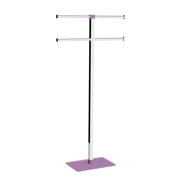 gedy-rainbow-porte-serviettes-sur-pied-lilas image 1