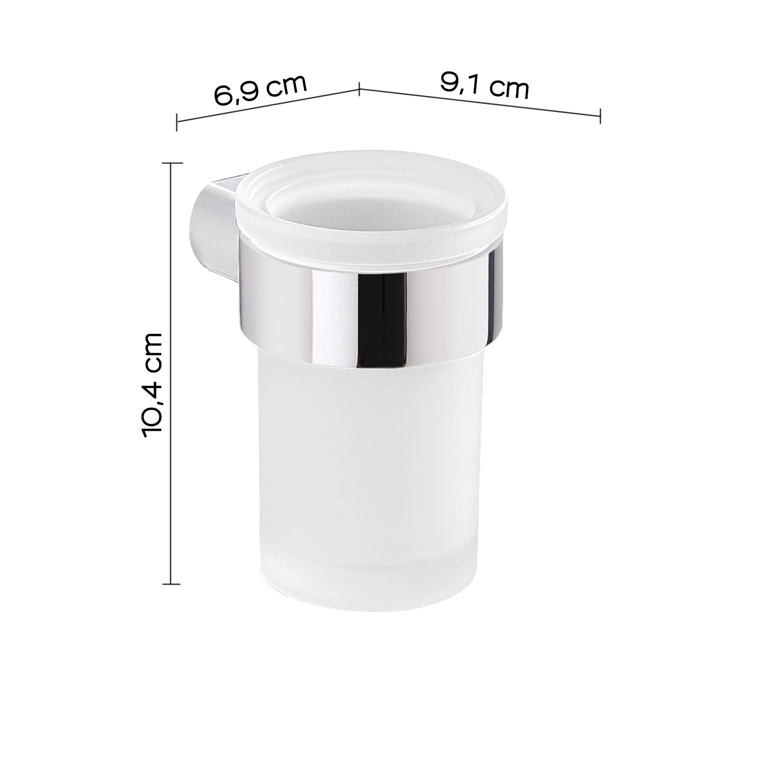gedy-pirenei-gobelet-porte-brosse-chrom-poser image 2