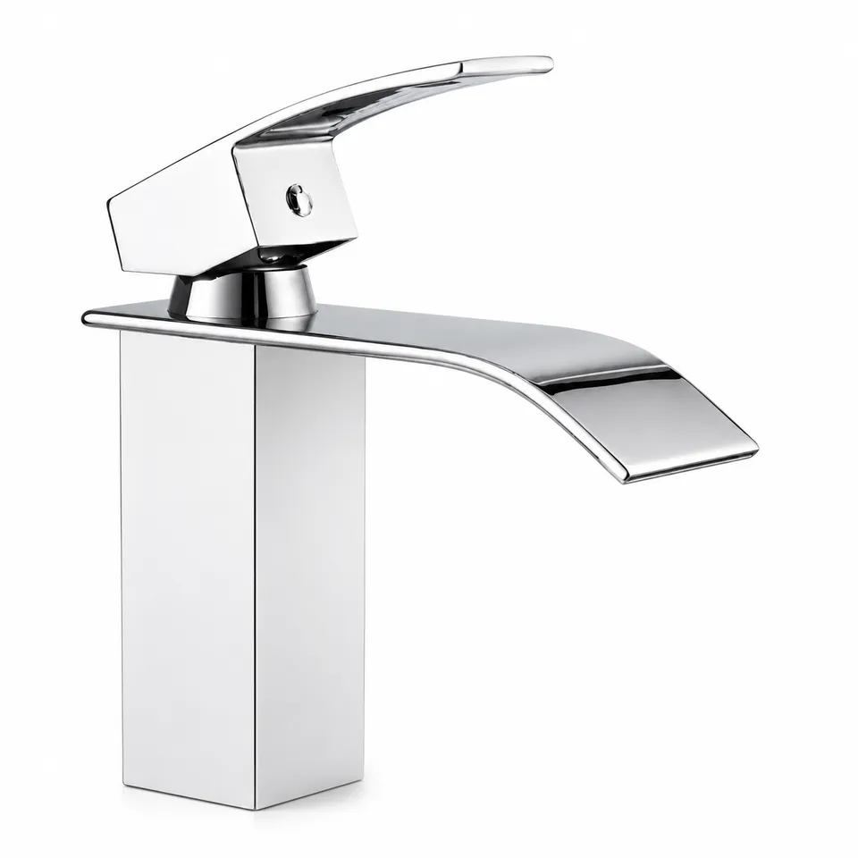 hudor-enip-e-b03-robinet-lavabo-chrome-laiton-sur-plage image 1
