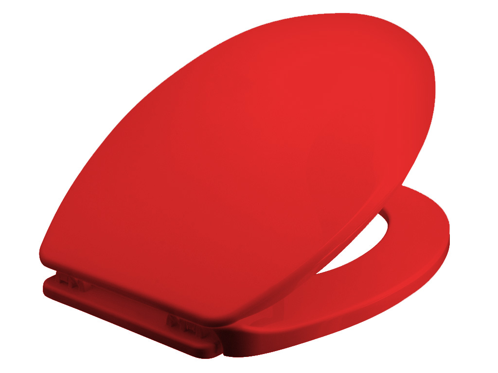 bisk-iris-abattant-wc-blanc-plastique-standard image 2