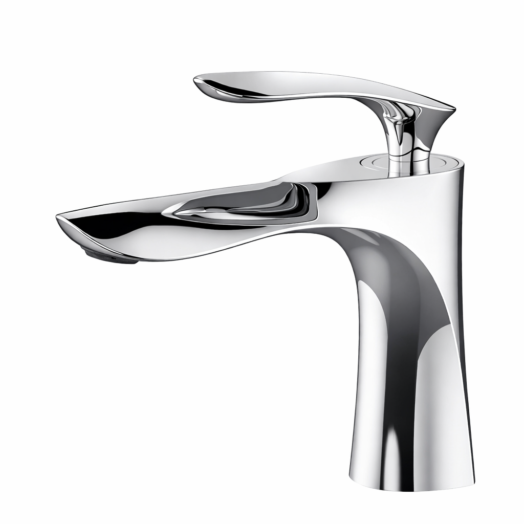 hudor-erymanthe-robinet-lavabo-chrom-laiton-eco image 1