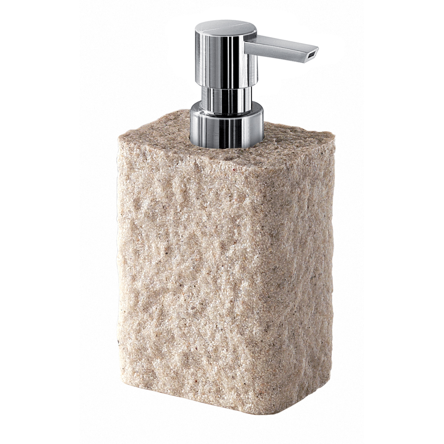 gedy-aries-distributeur-de-savon-beige-poser image 1