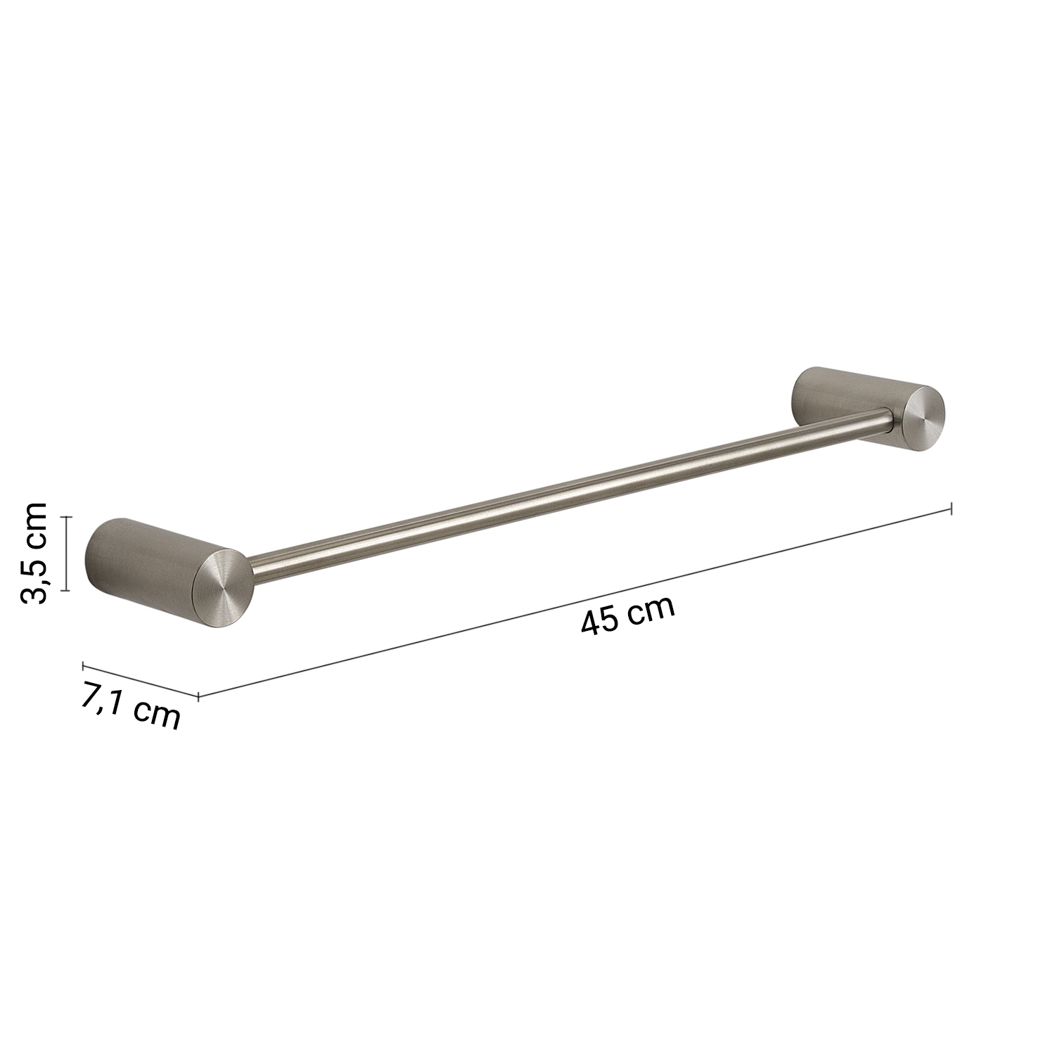 gedy-ande-porte-serviettes-45-cm-bross image 2