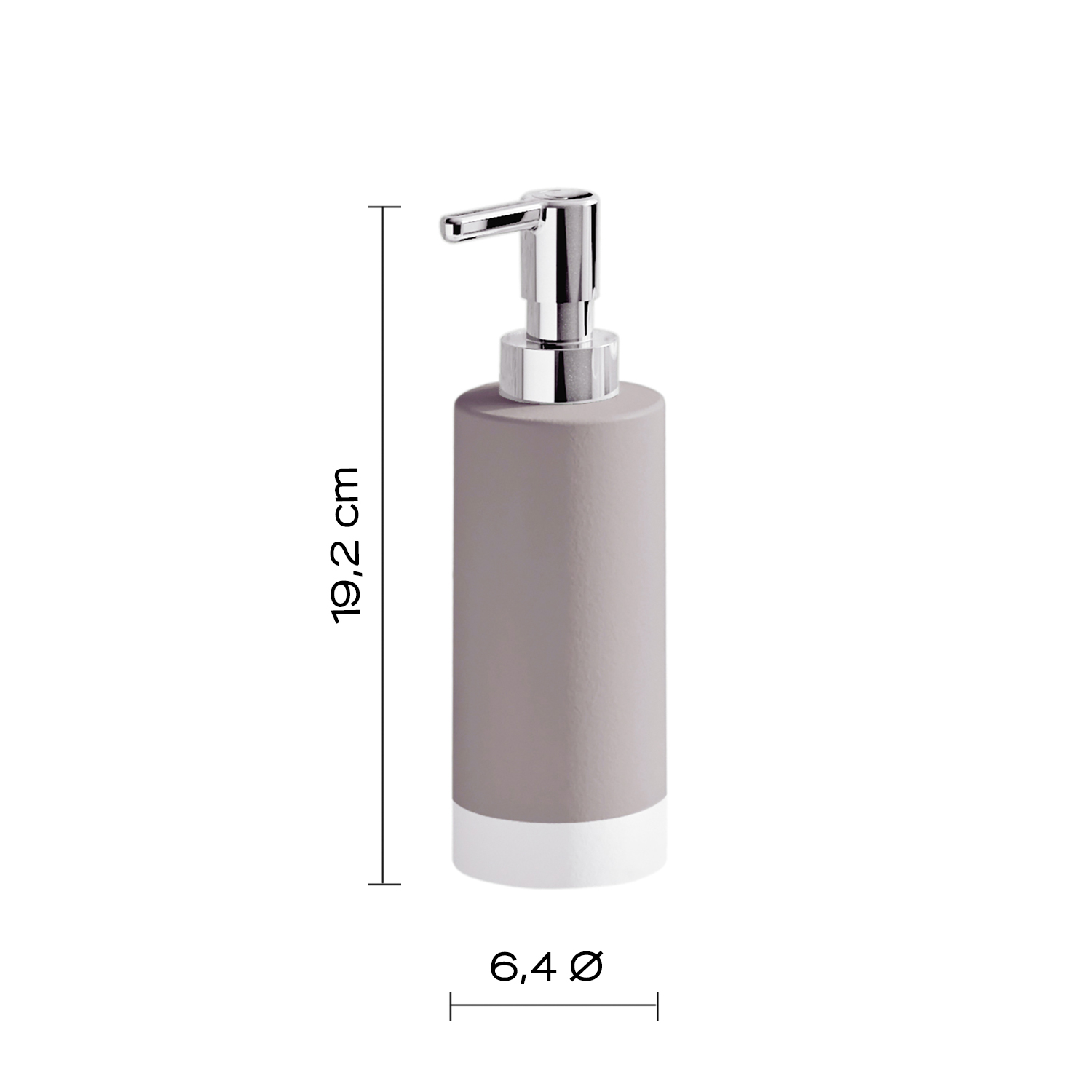 gedy-new-mizar-distributeur-savon-gris-tourterelle image 3