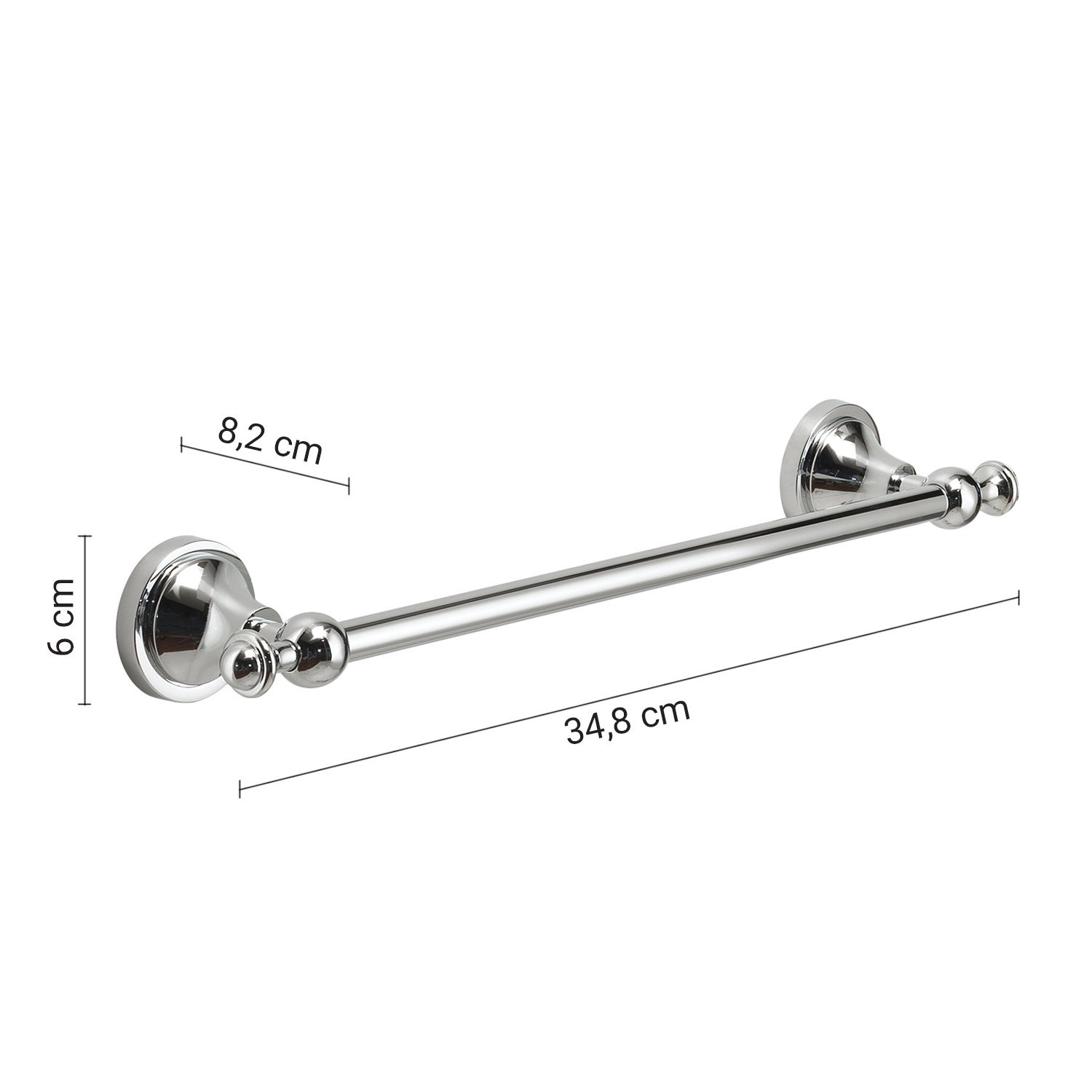 gedy-nevis-porte-serviette-30-cm-chrome image 2