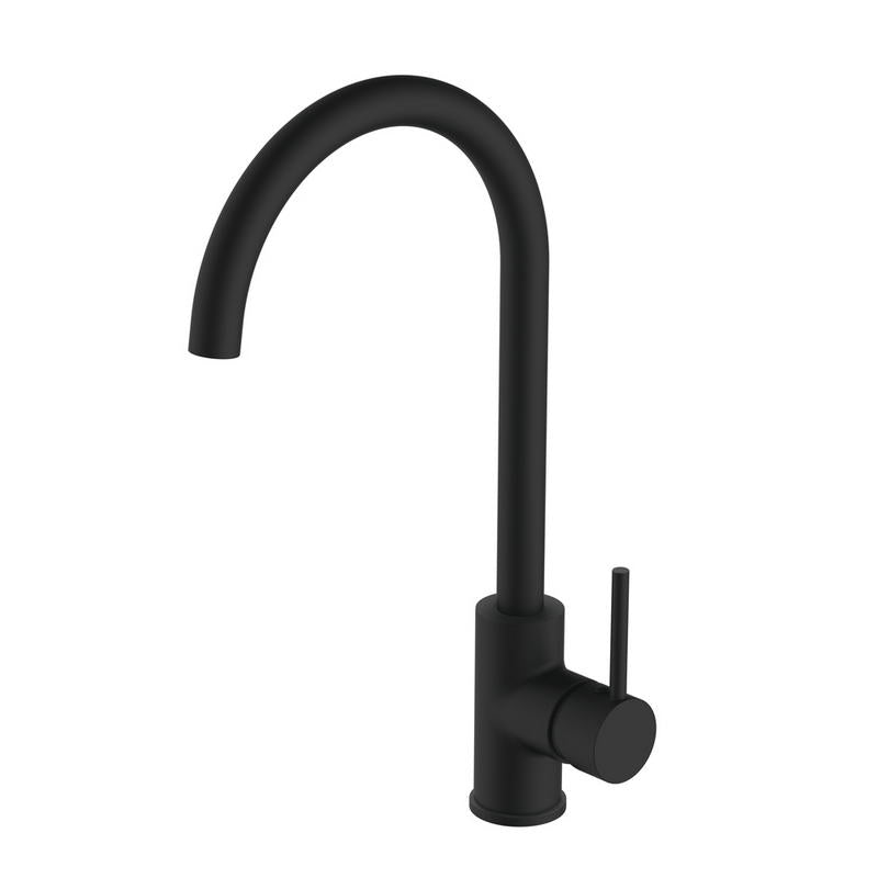 hudor-c-phise-kf811b-mitigeur-cuisine-noir-mat image 1