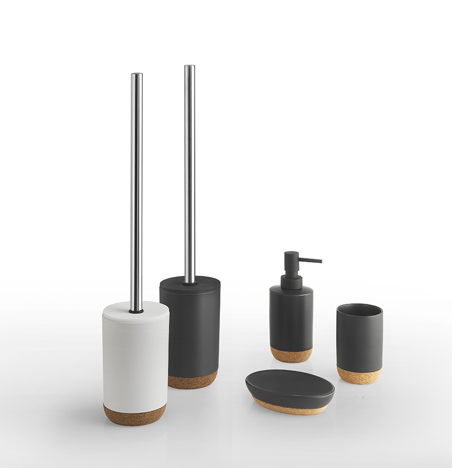 gedy-ilary-distributeur-savon-noir-mat-poser image 4