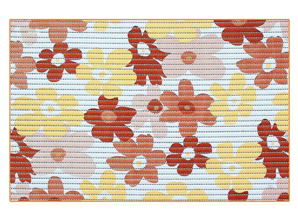 bisk-flower-tapis-de-bain-mousse-45x70-cm image 1