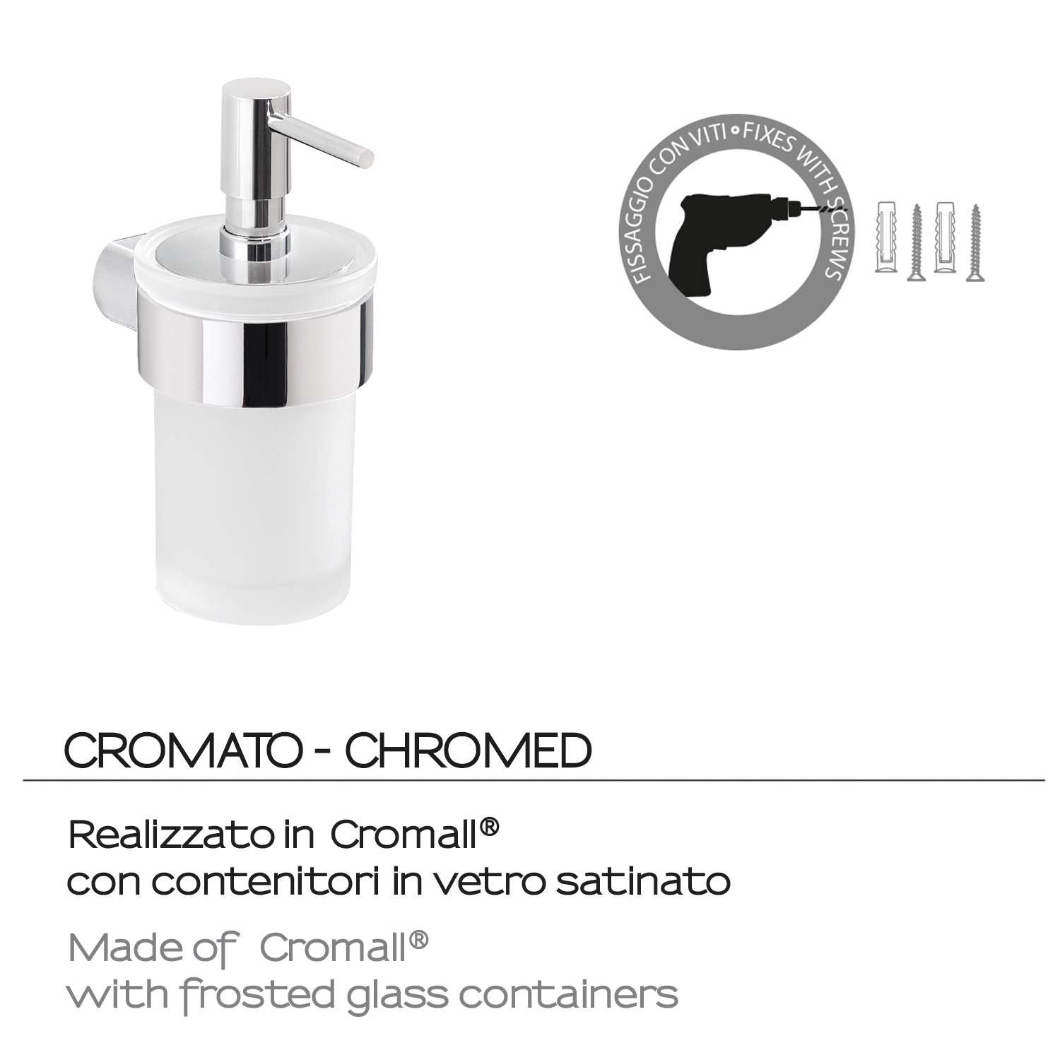 gedy-pirenei-distributeur-de-savon-chrome-poser image 6