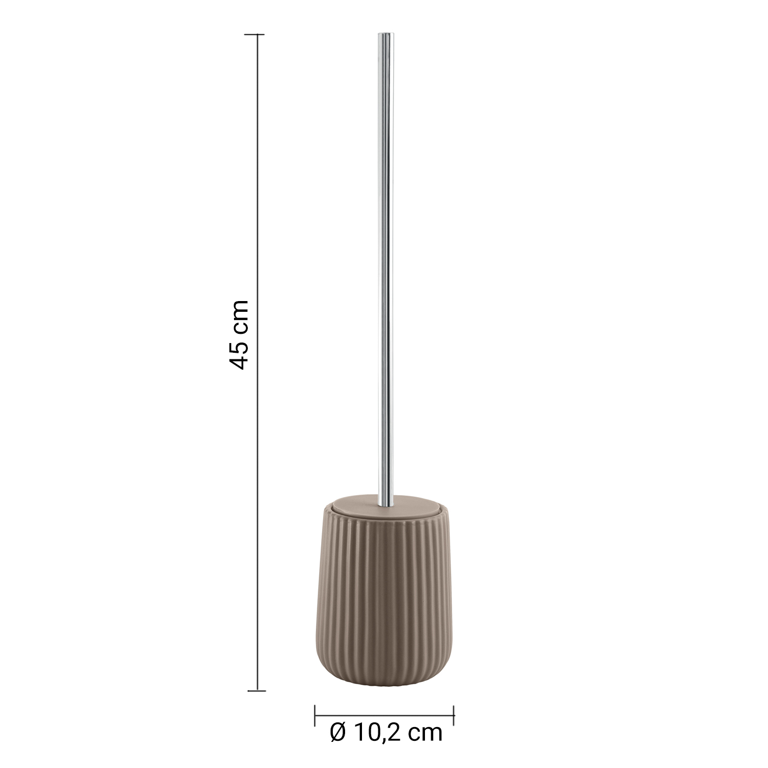 gedy-marika-porte-brosse-wc-gris-tourterelle-poser image 2