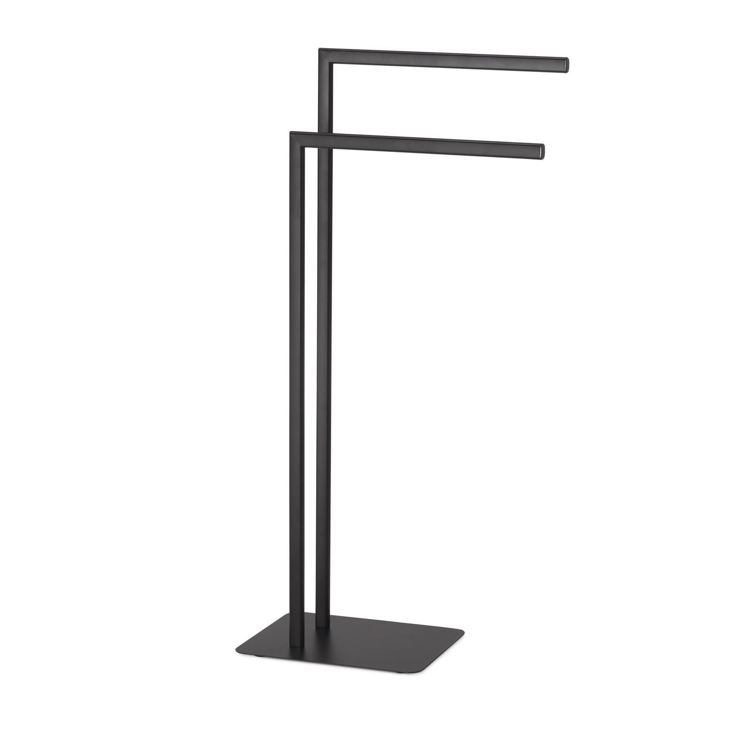 gedy-felix-porte-serviette-sur-pied-noir-mat image 1