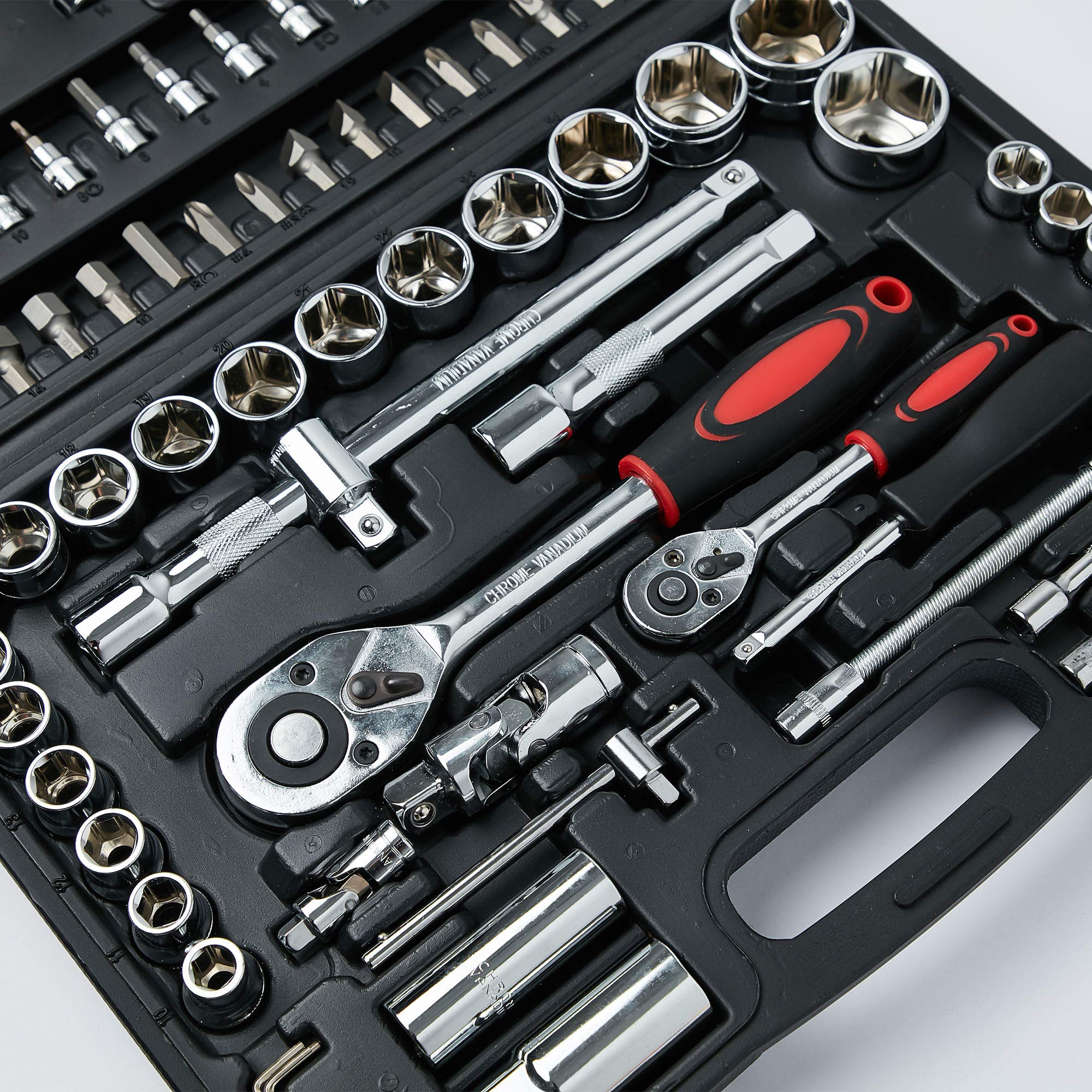 gricol-coffret-douilles-94-pi-ces-bo-te-outils-noir-chrome-vanadium image 3