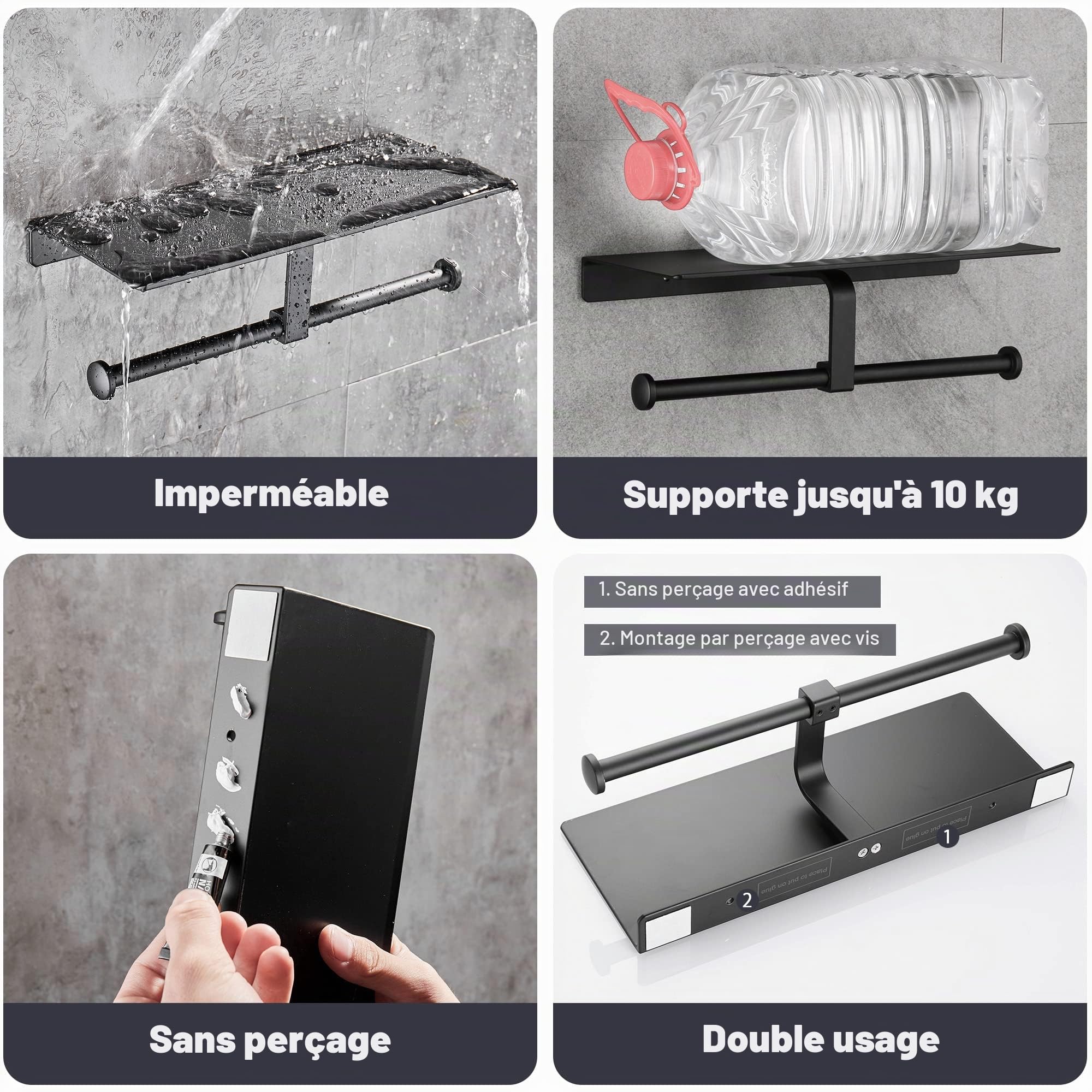 gricol-porte-rouleaux-papier-toilette-double-noir-avec-tag-re image 3