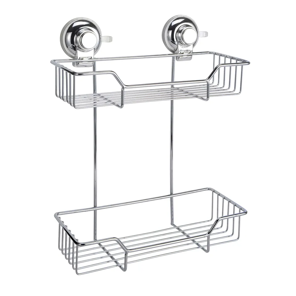 gedy-hot-porte-objets-douche-double-fil-chrome image 1