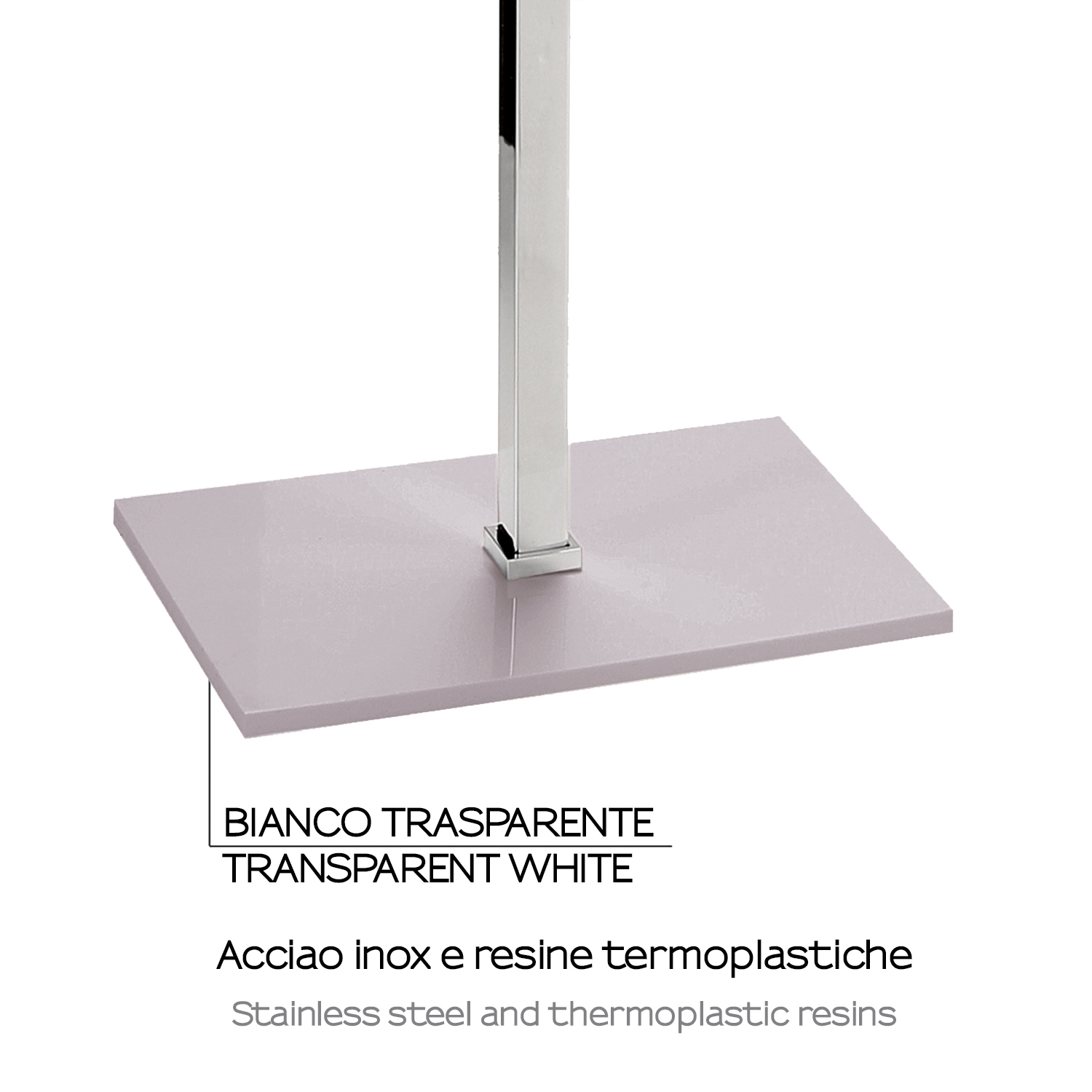 gedy-rainbow-porte-serviettes-sur-pied-gris image 4