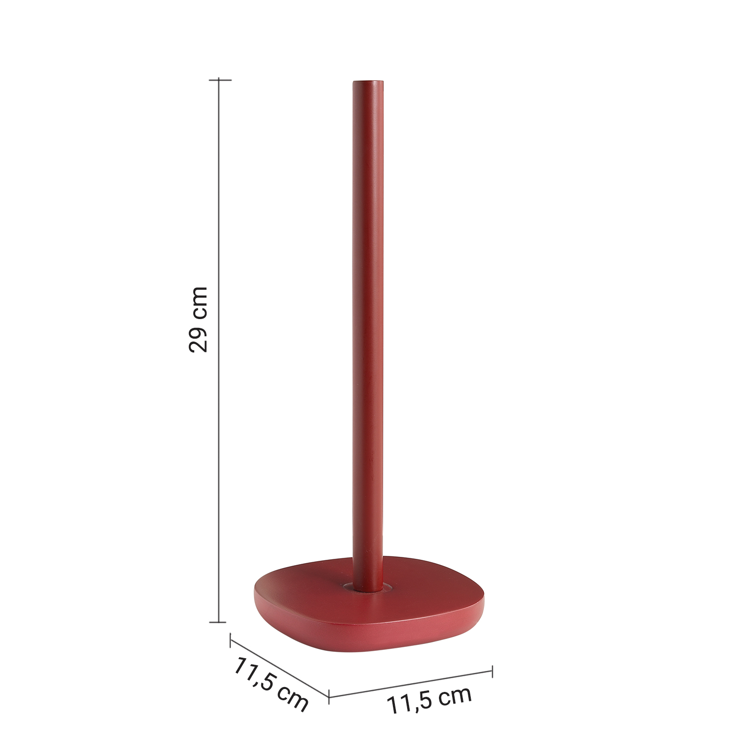 gedy-macaron-porte-rouleau-cuisine-rouge-brique-mat image 2