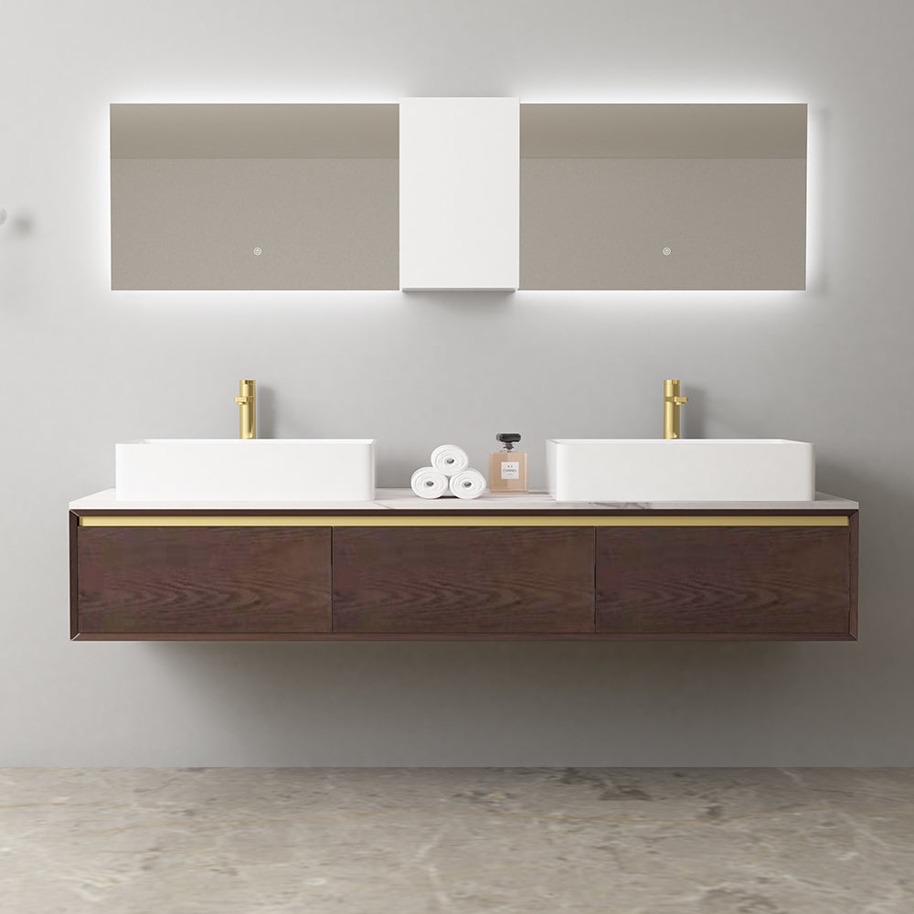 hudor-cw20007-meuble-salle-de-bain-suspendu-dor-bross image 1