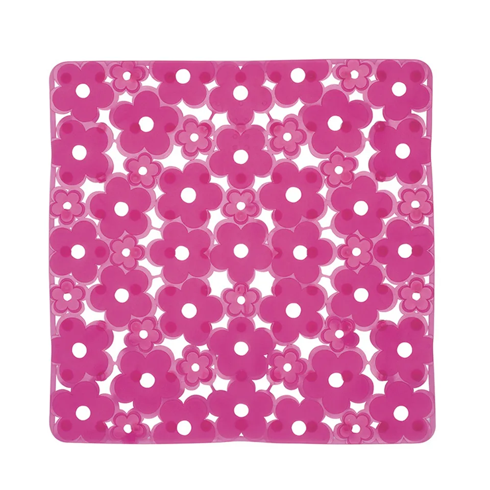 gedy-margherita-tapis-de-douche-53x53-cm-fuchsia image 1